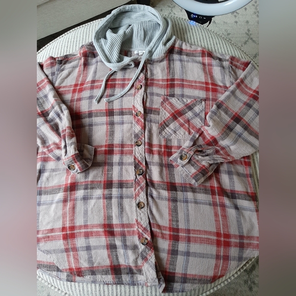 Maurices hooded flannel xxl - Picture 1 of 4